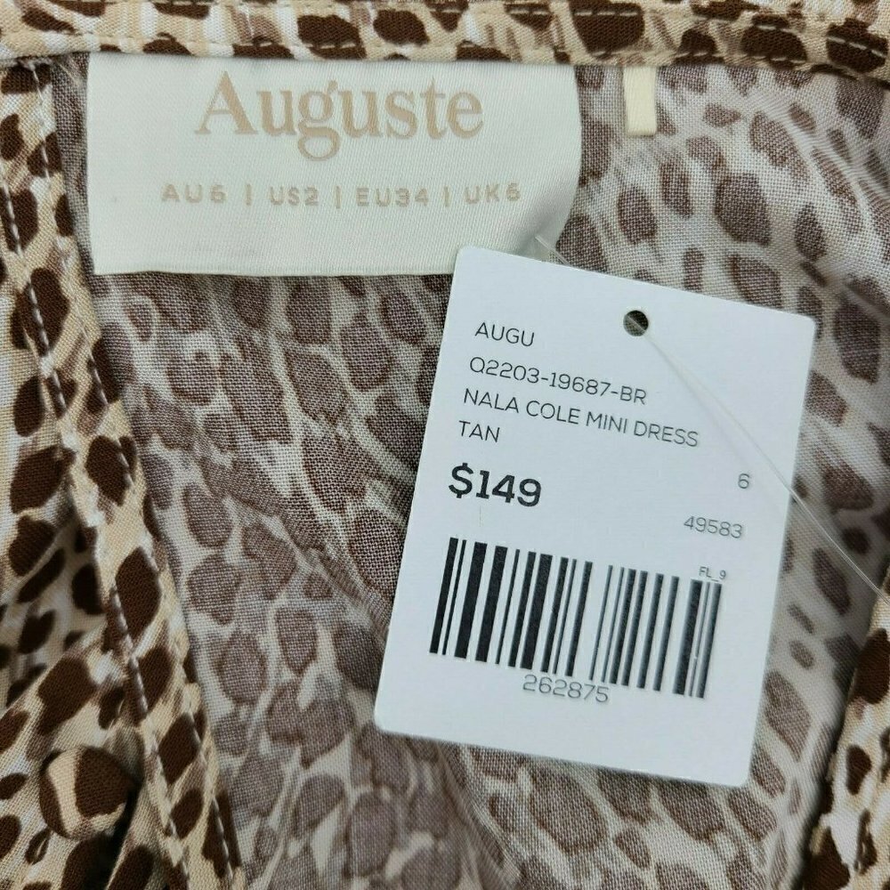 New Auguste The Label Nala Cole Mini Dress 2 — image 6 of 7